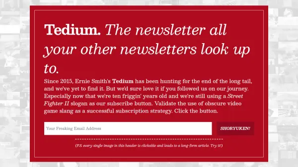 Tedium
