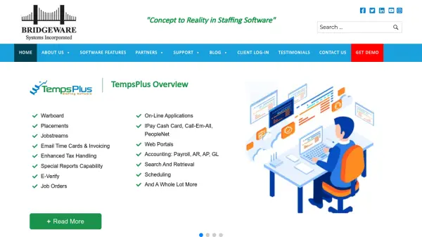 TempsPlus by Bridgeware Systems