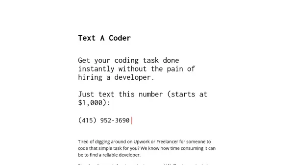 Text A Coder