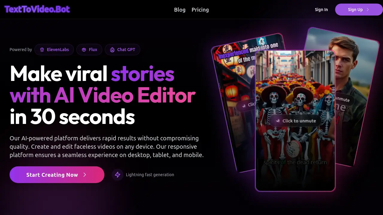 TextToVideo.Bot screenshot