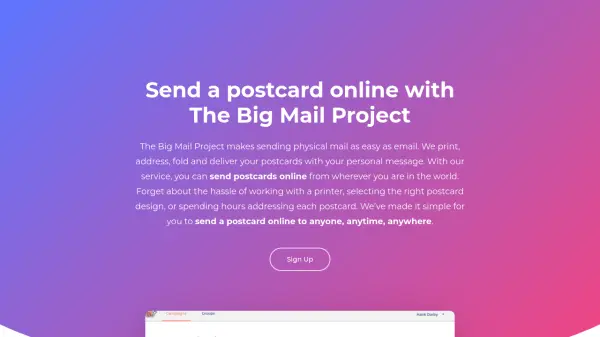 The Big Mail Project