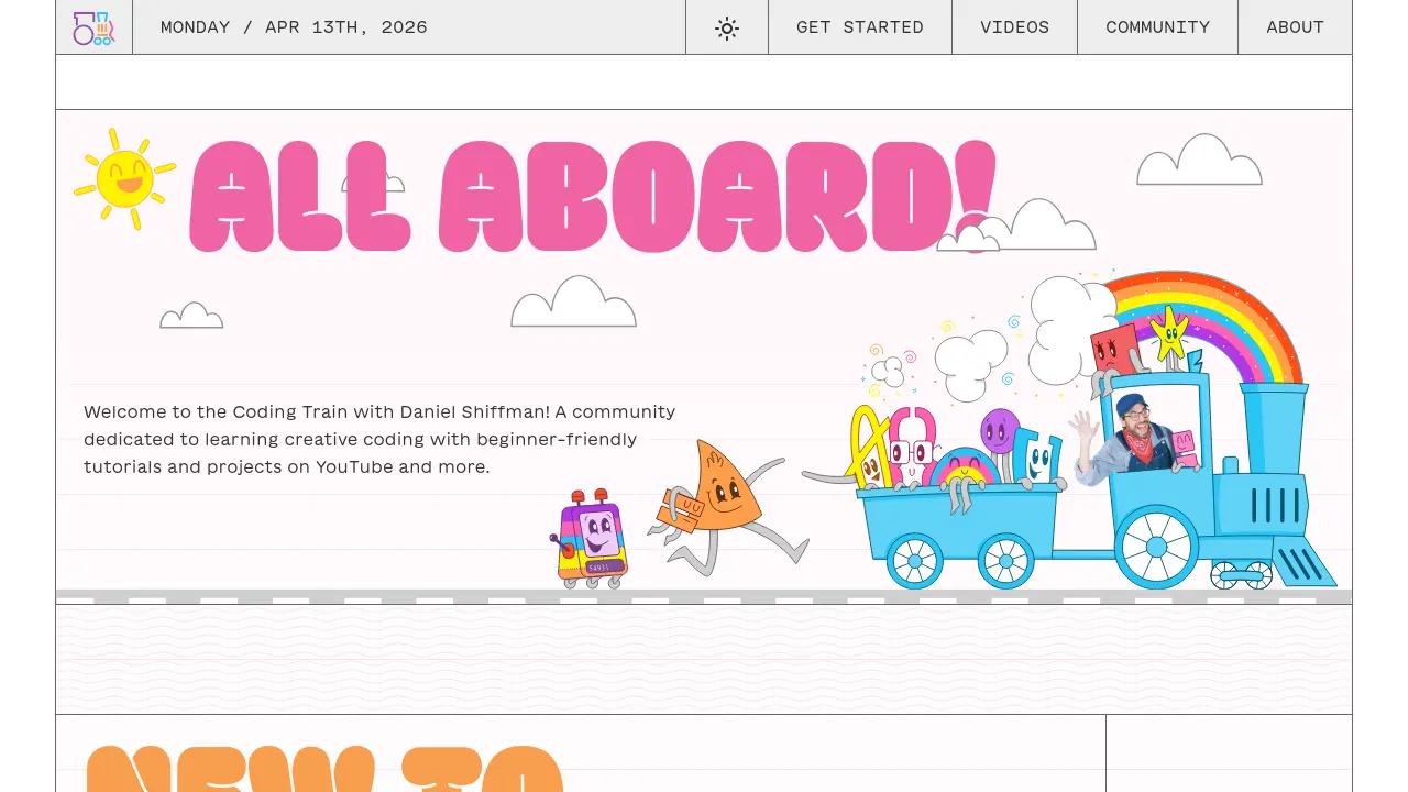 The Coding Train - Learn creative coding with beginner-friendly ...