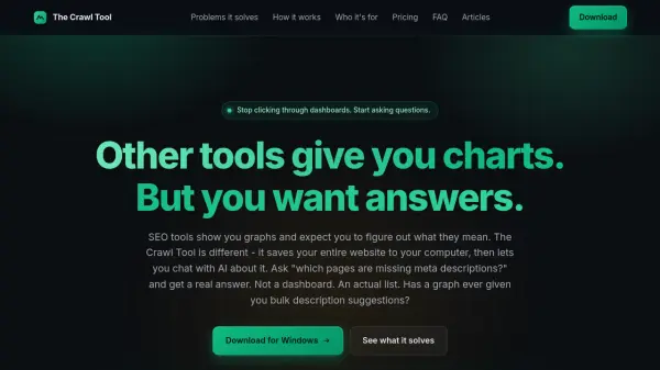 The Crawl Tool
