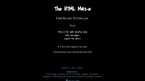 The HTML Maze