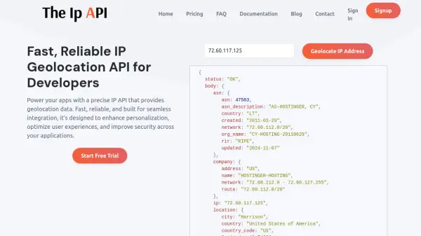 The IP API