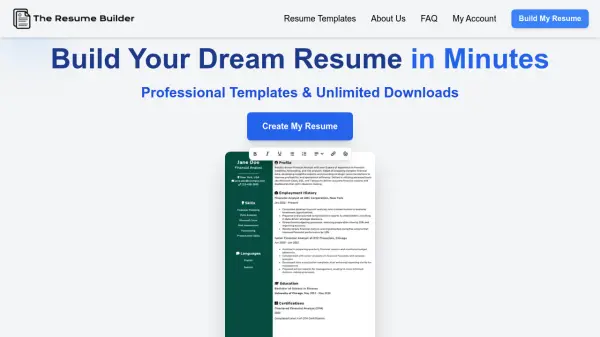 The Resume Builder