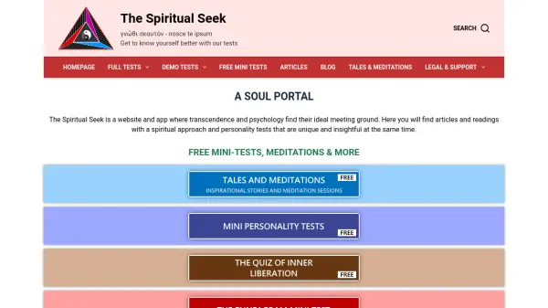 The Spiritual Seek