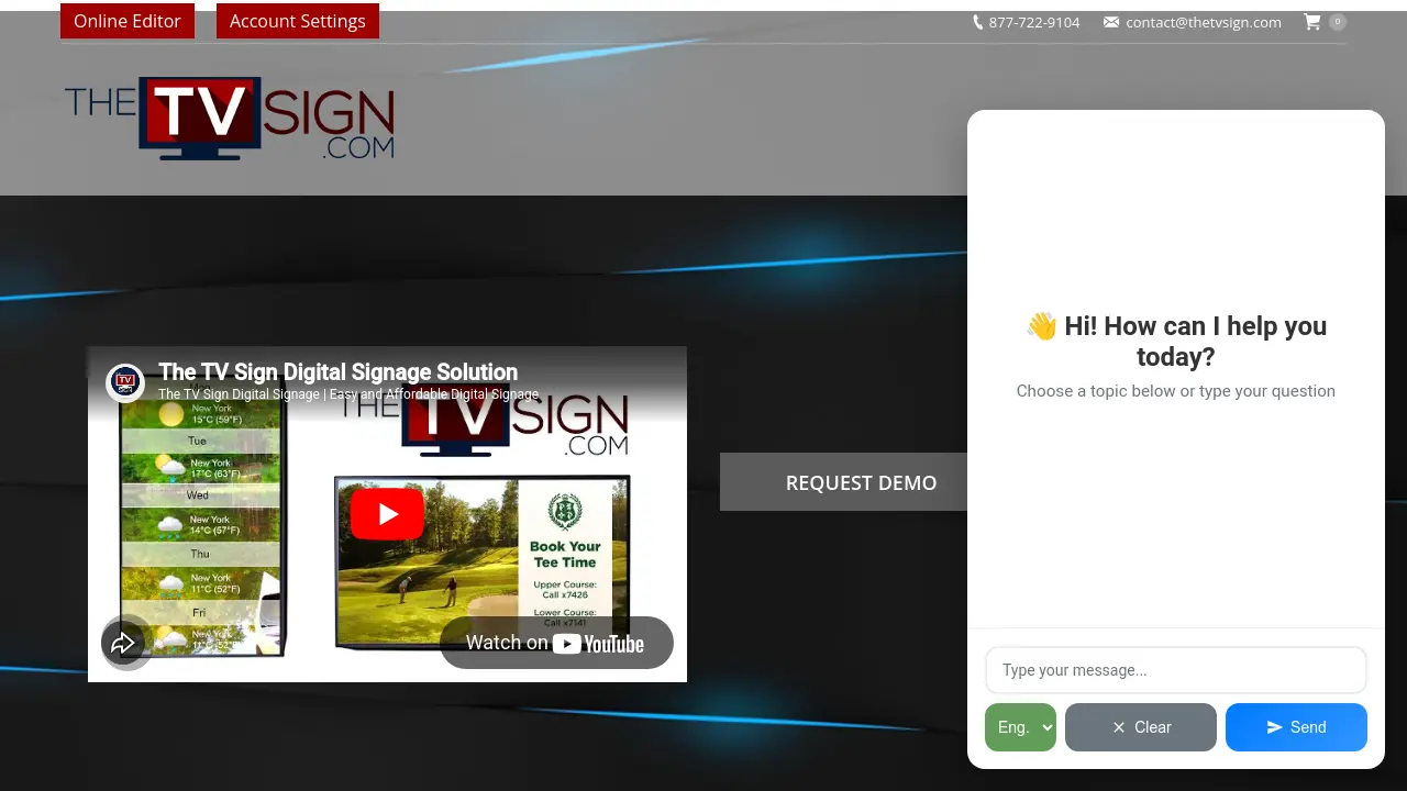 The TV Sign - AI-Powered Digital Signage Solution with Intuitive Drag ...