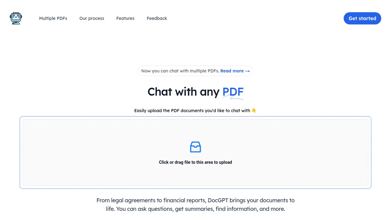 thedocgpt.com screenshot