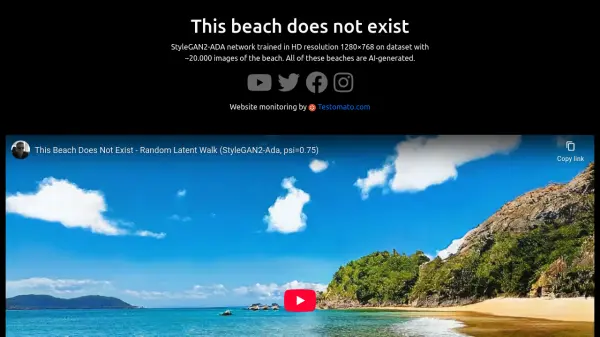 This beach does not exist