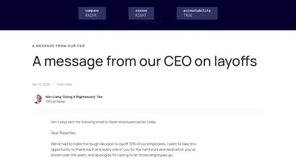 This Layoff Does Not Exist