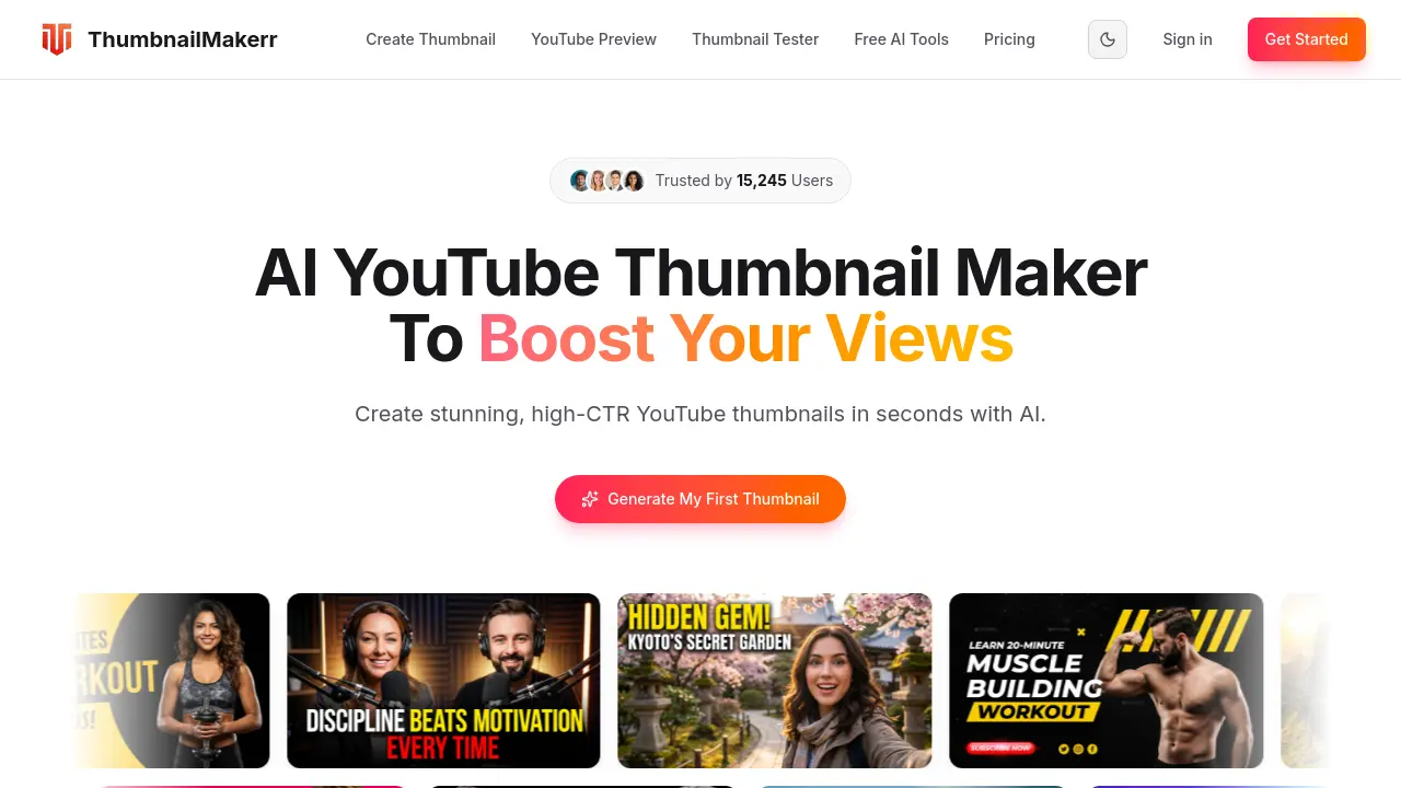 ThumbnailMakerr screenshot