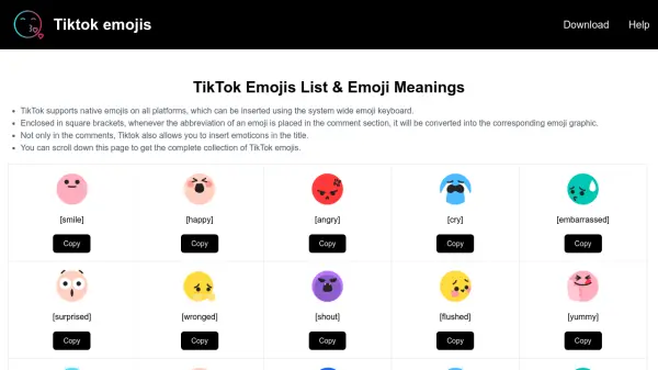 Tiktokemojis