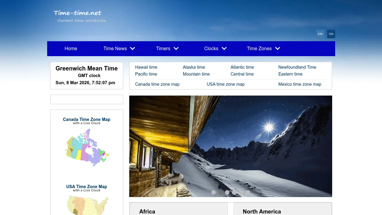 Time-Time - Your comprehensive online time and time zone resource