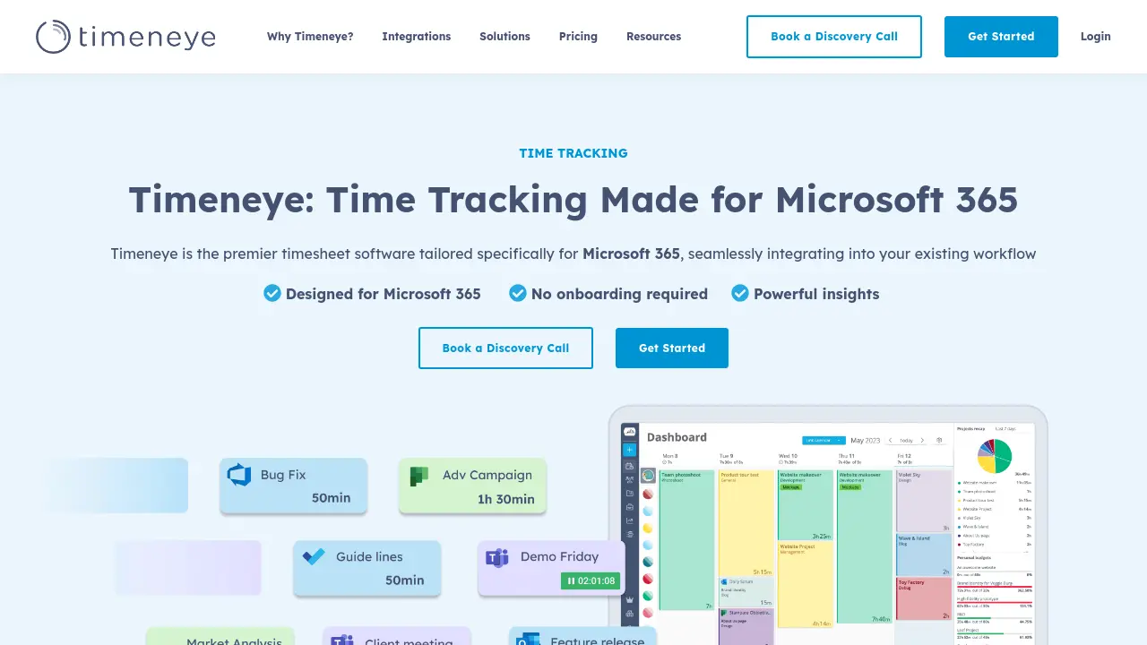 Timeneye - Time tracking made for Microsoft 365