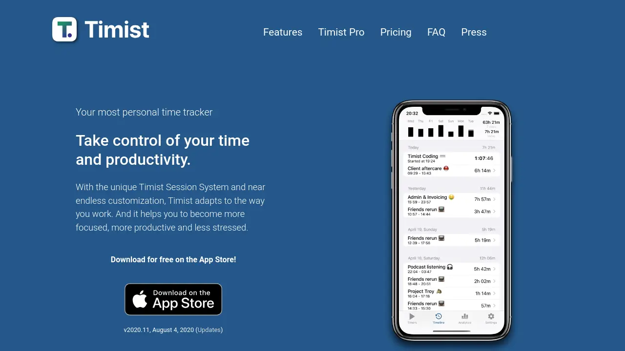 Timlist Timist - Personalized Time Tracker for Maximum Productivity