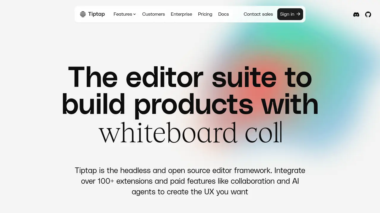 Tiptap - The Headless and Open Source Editor Framework