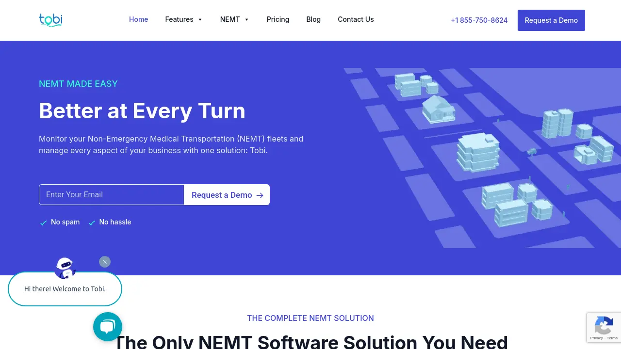 Tobi Cloud - The Complete NEMT Software Solution for Efficient Fleet ...