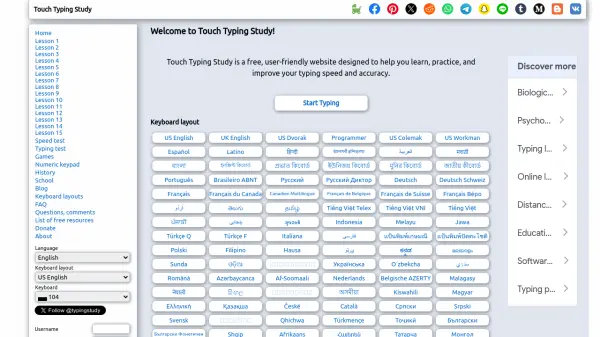 Touch Typing Study
