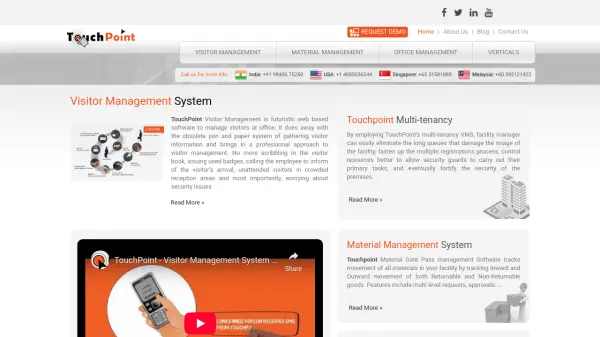 TouchPoint Visitor Management System