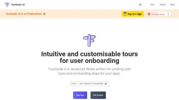 TourGuide JS