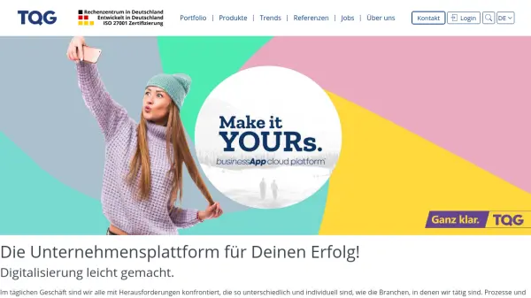 TQG businessApp cloud platform