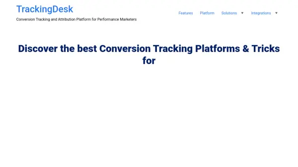 TrackingDesk
