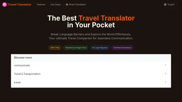 Travel Translator