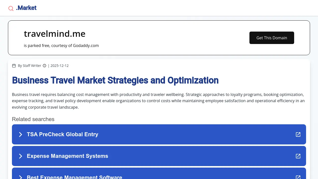 Travelmind screenshot