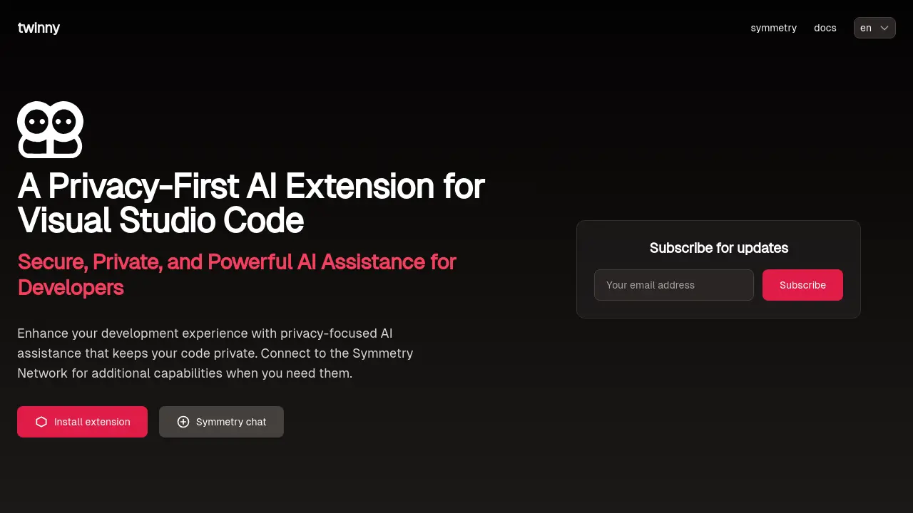 twinny - Privacy-First AI Extension for Visual Studio Code