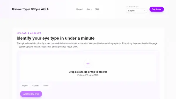 Types Of Eyes With AI