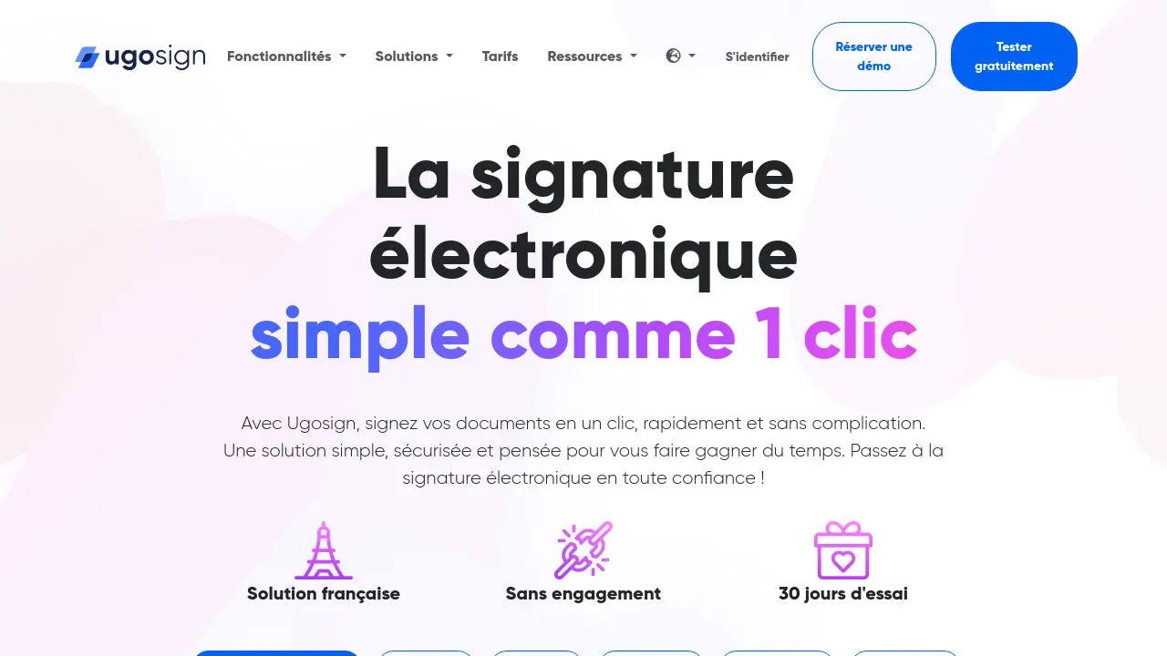 Simple Secure Instant Ugosign - Simple and Secure Electronic Signatures in One Click