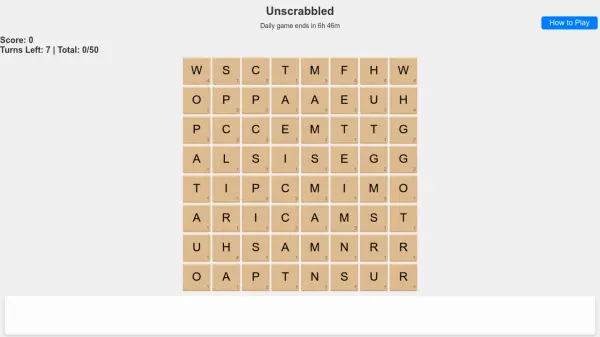 Unscrabbled