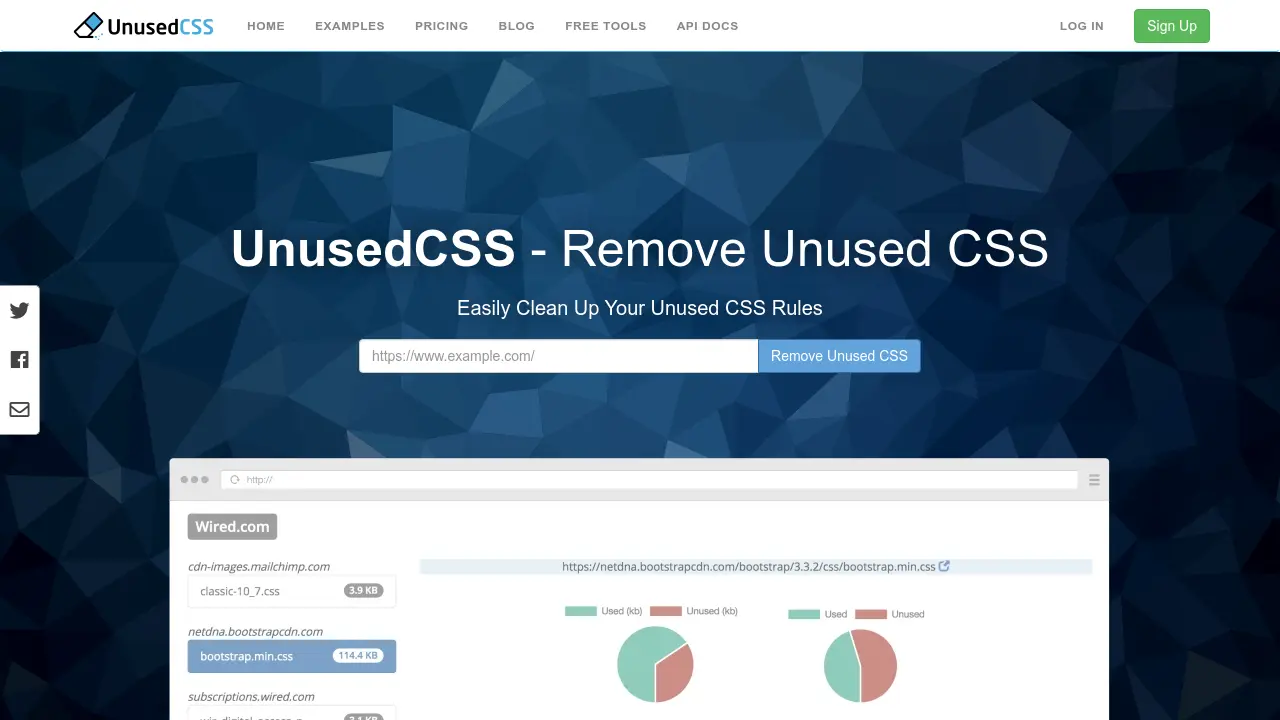 UnusedCSS - Easily Clean Up Your Unused CSS Rules