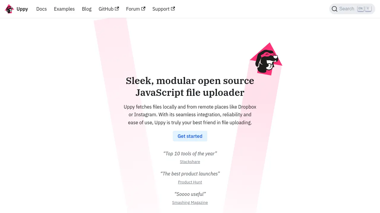 Uppy - Modular Open Source JavaScript File Uploader