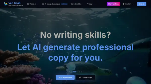 Van Gogh Free Video Generator