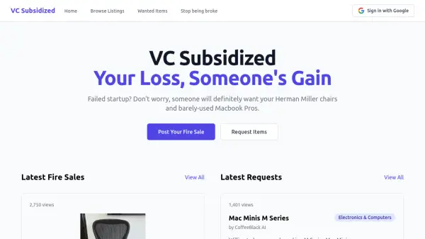 VC Subsidized