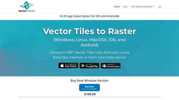 Vector2Raster Tiles