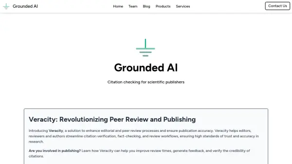 Veracity by Grounded AI