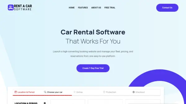 VEVS Car Rental Software