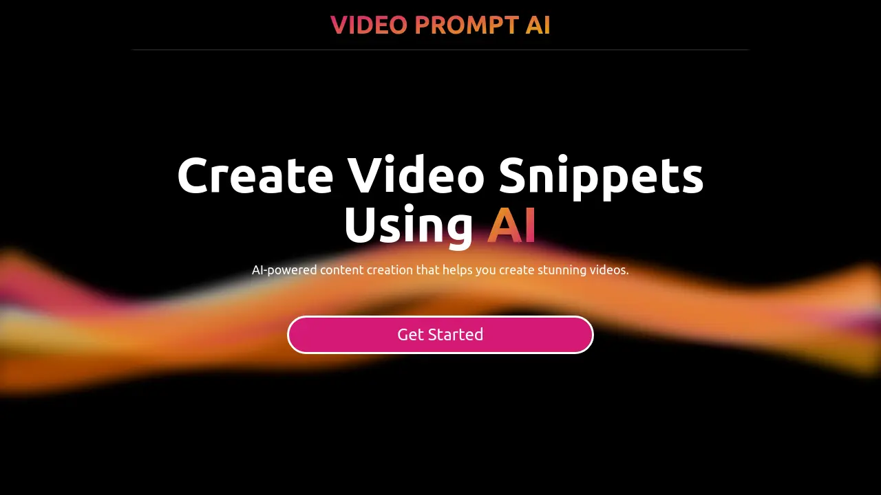 Video Prompt AI screenshot