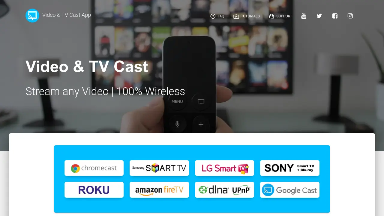 Video & TV Cast - Stream any video 100% wirelessly to your TV