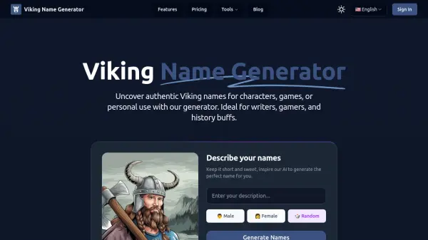 Viking Name Generator