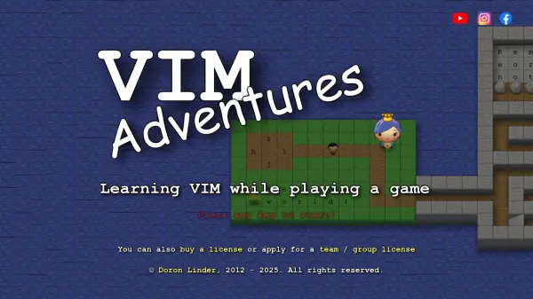 VIM Adventures