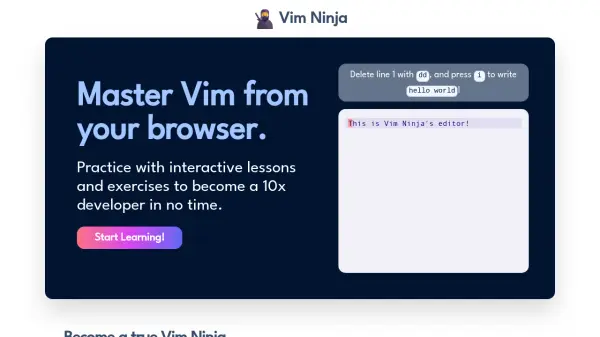 Vim Ninja