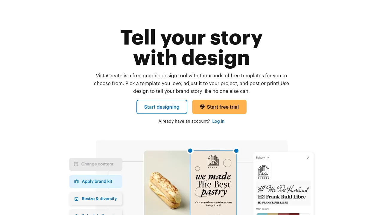 VistaCreate - Tell your story with design