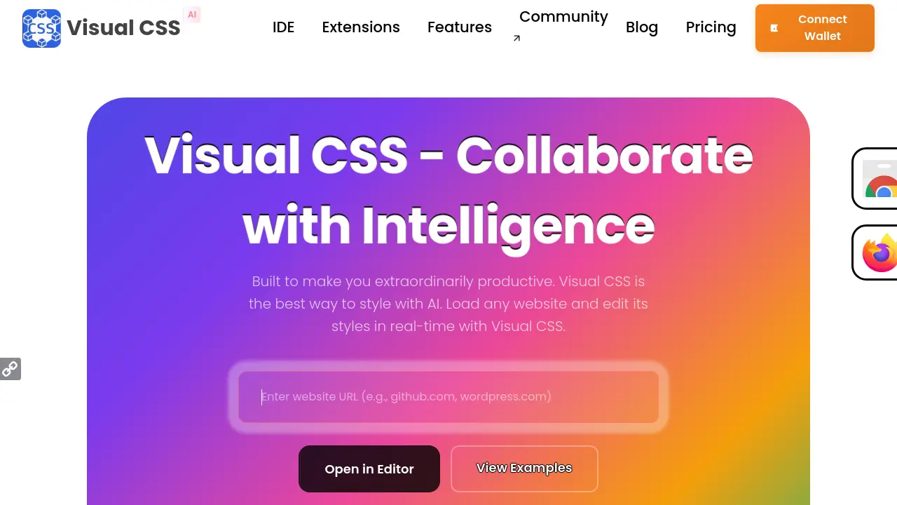 Visual CSS - Collaborate with Intelligence for Extraordinary Productivity