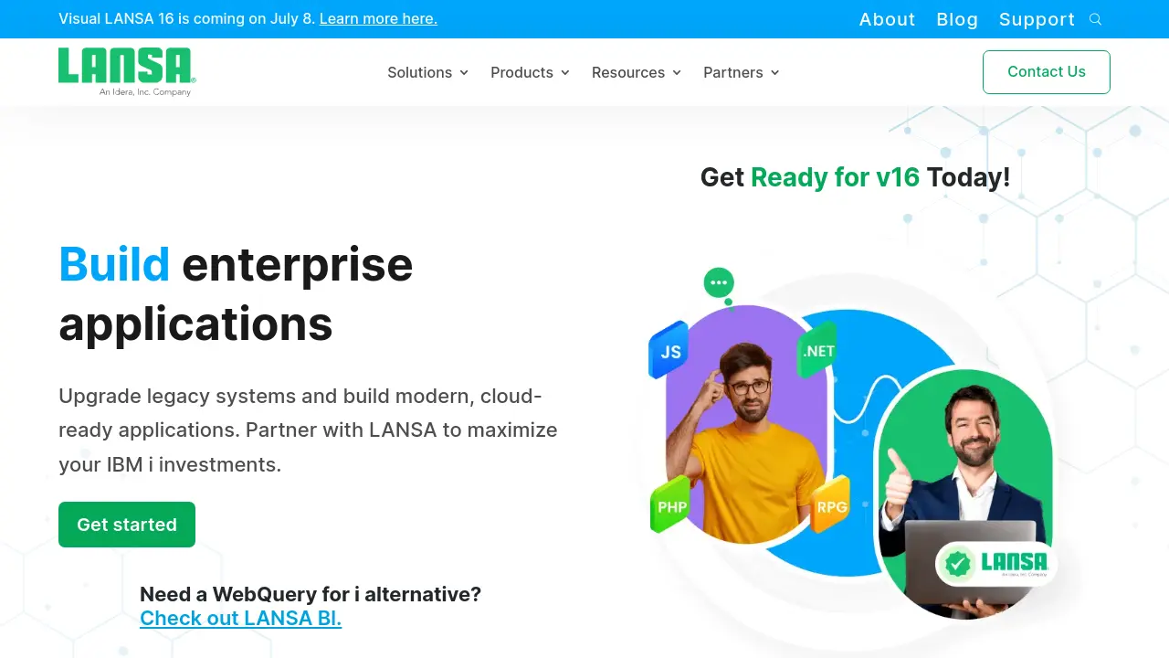Visual LANSA - Enterprise Low-Code Application Development for IBM i ...