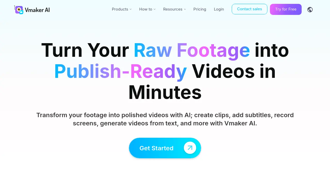 Vmaker AI screenshot