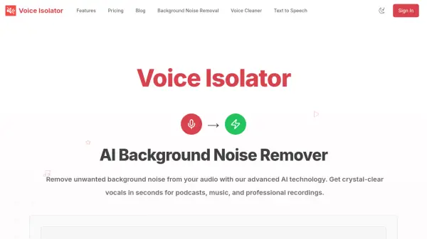 Voice Isolator
